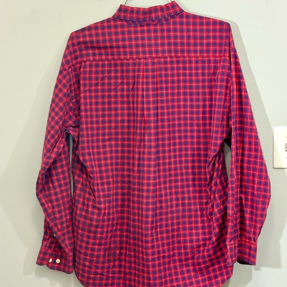 Tommy Hilfiger Men's Red Checkered Shirt - Picture 5 of 5